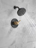 Delta 142749-GZ Nicoli Monitor 14 Series Shower Only, Matte Black Champagne Bronze