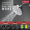 142749Delta Nicoli Monitor 14 Series H2Okinetic Shower, Chrome