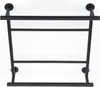 Modern Towel Rack in Bronze