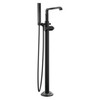 T4789-BLLHP-FL Tetra Delta Tetra Floor Mount Tub Filler Trim, Matte Black
