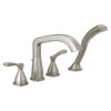T4776-SS Stryke Delta Stryke Four Hole Roman Tub Trim, Stainless