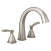 T2777-SS Stryke Delta Stryke Three Hole Roman Tub Trim, Stainless