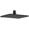 RP62955BL Universal Showering Components Single Setting Overhead Showerhead, Matte Black