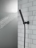 RP61294BL Universal Showering Components Adjustable Wall Mount for Hand Shower, Matte Black