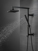 59140-BL-PK Universal Showering Components H2Okinetic 4-Setting Hand Shower, Matte Black