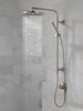 58820-SS-PR Universal Showering Components Emerge 26" Round Shower Column, Lumicoat Stainless