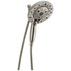 Delta 58480-SS25-PK Universal Showering Components H2Okinetic In2ition 5-Setting Two-in-One Shower, Stainless