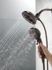 Delta 58480-RB25-PK Universal Showering Components H2Okinetic In2ition 5-Setting Two-in-One Shower, Venetian Bronze