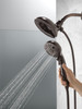 Delta 58480-RB25-PK Universal Showering Components H2Okinetic In2ition 5-Setting Two-in-One Shower, Venetian Bronze