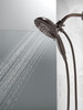 Delta 58480-RB25-PK Universal Showering Components H2Okinetic In2ition 5-Setting Two-in-One Shower, Venetian Bronze