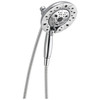Delta 58480-PR25-PK Universal Showering Components H2Okinetic In2ition 5-Setting Two-In-One Shower, Lumicoat Chrome