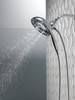 Delta 58480-PR25-PK Universal Showering Components H2Okinetic In2ition 5-Setting Two-In-One Shower, Lumicoat Chrome