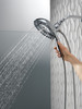 Delta 58480-PR25-PK Universal Showering Components H2Okinetic In2ition 5-Setting Two-In-One Shower, Lumicoat Chrome