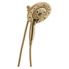 Delta 58480-CZ-PR25-PK Universal Showering Components H2Okinetic In2ition 5-Setting Two-In-One Shower, Lumicoat Champagne Bronze