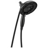 Delta 58480-BL25-PK Universal Showering Components H2Okinetic In2ition 5-Setting Two-in-One Shower, Matte Black