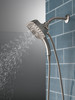 58474-SS-PR25 Universal Showering Components H2Okinetic In2ition 5-Setting Two-in-One Shower, Lumicoat Stainless