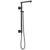 58420-BL Universal Showering Components Shower Column 26" Angular, Matte Black