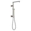 58410-SS-PR Universal Showering Components Emerge 18" Angular Shower Column, Lumicoat Stainless