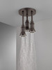 Delta 57190-RB25-L Universal Showering Components H2Okinetic Pendant Raincan Shower Head with LED Light, Venetian Bronze