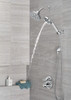 55386-PR Universal Showering Components 3-Setting Wall Mount Handshower, Lumicoat Chrome