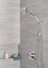 55386-PR Universal Showering Components 3-Setting Wall Mount Handshower, Lumicoat Chrome