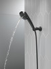 Delta 55386-BL Universal Showering Components 3-Setting Wall Mount Handshower, Matte Black