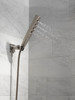 Delta 55140-SS-PR Universal Showering Components H2OKinetic Hand Shower 1.75 GPM Wall-Mount 4S, Lumicoat Stainless