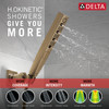 Delta 55140-CZ-PR Universal Showering Components H2OKinetic Hand Shower 1.75 GPM Wall-Mount 4S, Lumicoat Champagne Bronze
