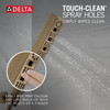 Delta 55140-CZ-PR Universal Showering Components H2OKinetic Hand Shower 1.75 GPM Wall-Mount 4S, Lumicoat Champagne Bronze