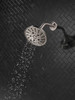 Delta 52669-SS-PR Universal Showering Components H2Okinetic 5-Setting Traditional Raincan Shower Head, Lumicoat Stainless