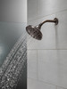 52669-RB Universal Showering Components H2Okinetic 5-Setting Traditional Raincan Shower Head, Venetian Bronze