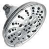 52669-PR Universal Showering Components H2Okinetic 5-Setting Traditional Raincan Shower Head, Lumicoat Chrome