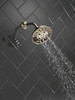 52669-PN-PR Universal Showering Components H2Okinetic 5-Setting Traditional Raincan Shower Head, Lumicoat Polished Nickel