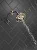 52669-PN-PR Universal Showering Components H2Okinetic 5-Setting Traditional Raincan Shower Head, Lumicoat Polished Nickel