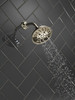 52669-PN-PR Universal Showering Components H2Okinetic 5-Setting Traditional Raincan Shower Head, Lumicoat Polished Nickel