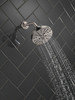 Delta 52668-SS-PR Universal Showering Components 5-Setting H2OKinetic Round Cont Raincan, Lumicoat Stainless