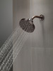 52668-RB Universal Showering Components H2Okinetic 5-Setting Contemporary Raincan Shower Head, Venetian Bronze