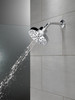 Delta 52668-PR Universal Showering Components 5-Setting H2OKinetic Round Cont Raincan, Lumicoat Chrome