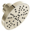 Delta 52668-PN-PR Universal Showering Components H2Okinetic 5-Setting Contempoary Round Raincan Shower Head, Lumicoat Polished Nickel