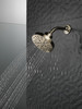 Delta 52668-PN-PR Universal Showering Components H2Okinetic 5-Setting Contempoary Round Raincan Shower Head, Lumicoat Polished Nickel