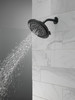 52487-BL Universal Showering Components UltraSoak 4-Setting Shower Head, Matte Black