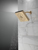 Delta 52484-CZ-PR Universal Showering Components H2Okinetic 4-Setting Shower Head with Ultrasoak, Lumicoat Champagne Bronze