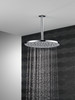 52158-PR Universal Showering Components Single-Setting Metal Raincan Shower Head, Lumicoat Chrome