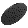 52158-BL Universal Showering Components Single-Setting Metal Raincan Shower Head, Matte Black