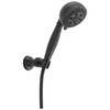 Delta 55445-BL Universal Showering Components H2Okinetic 5-Setting Shower Mount Hand Shower, Matte Black