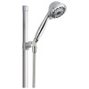 51751Universal Showering Components Premium 7-Setting Glide Rail Hand Shower, Chrome