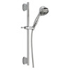 51589Universal Showering Components 7-Setting Slide Bar Hand Shower, Chrome