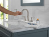 Delta 3597-SSPD-DST Cassidy Two Handle Widespread Pull Down Bathroom Faucet, Stainless