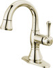597-PNPD-DST Cassidy Single Handle Pull Down Bathroom Faucet, Polished Nickel