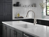 Delta 19802Z-SP-DST Lenta Single Handle Pull Down Kitchen Faucet, Spotshield Stainless